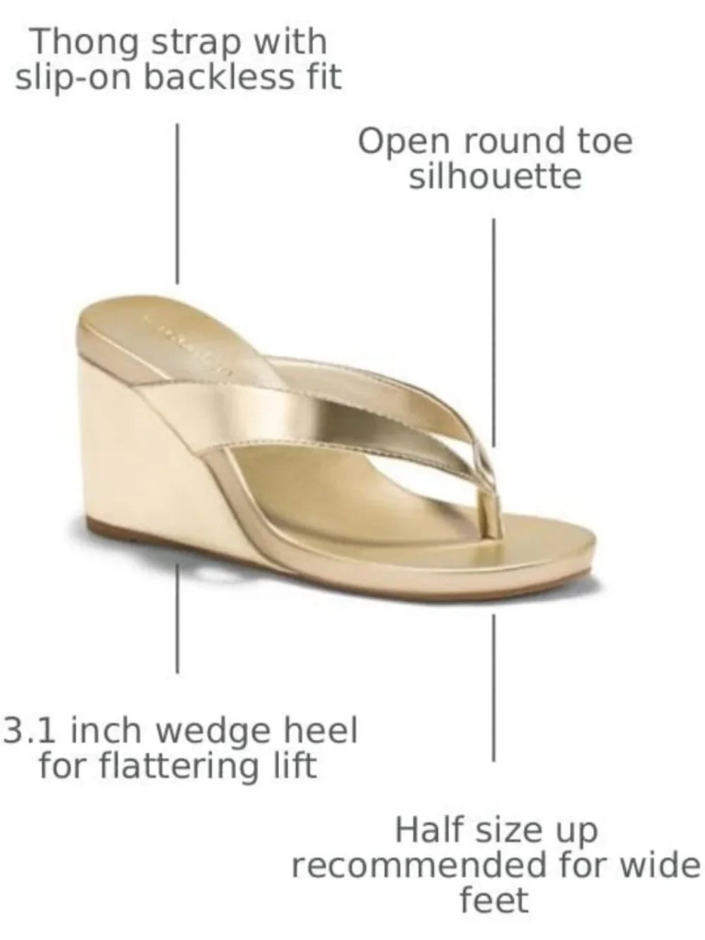 Stylish Women's Wedge Sandals - Platform Flip Flops for Summer Beach Wear